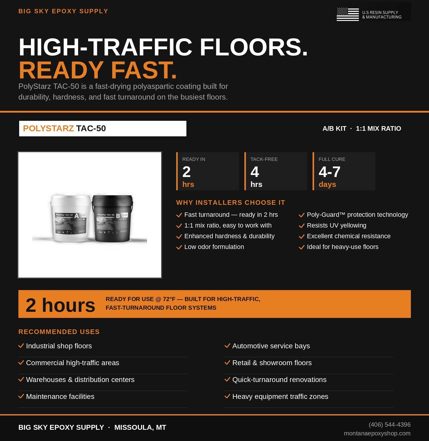 Why More Installers Are Switching to PolyStarz TAC-50 for High-Traffic Floors
