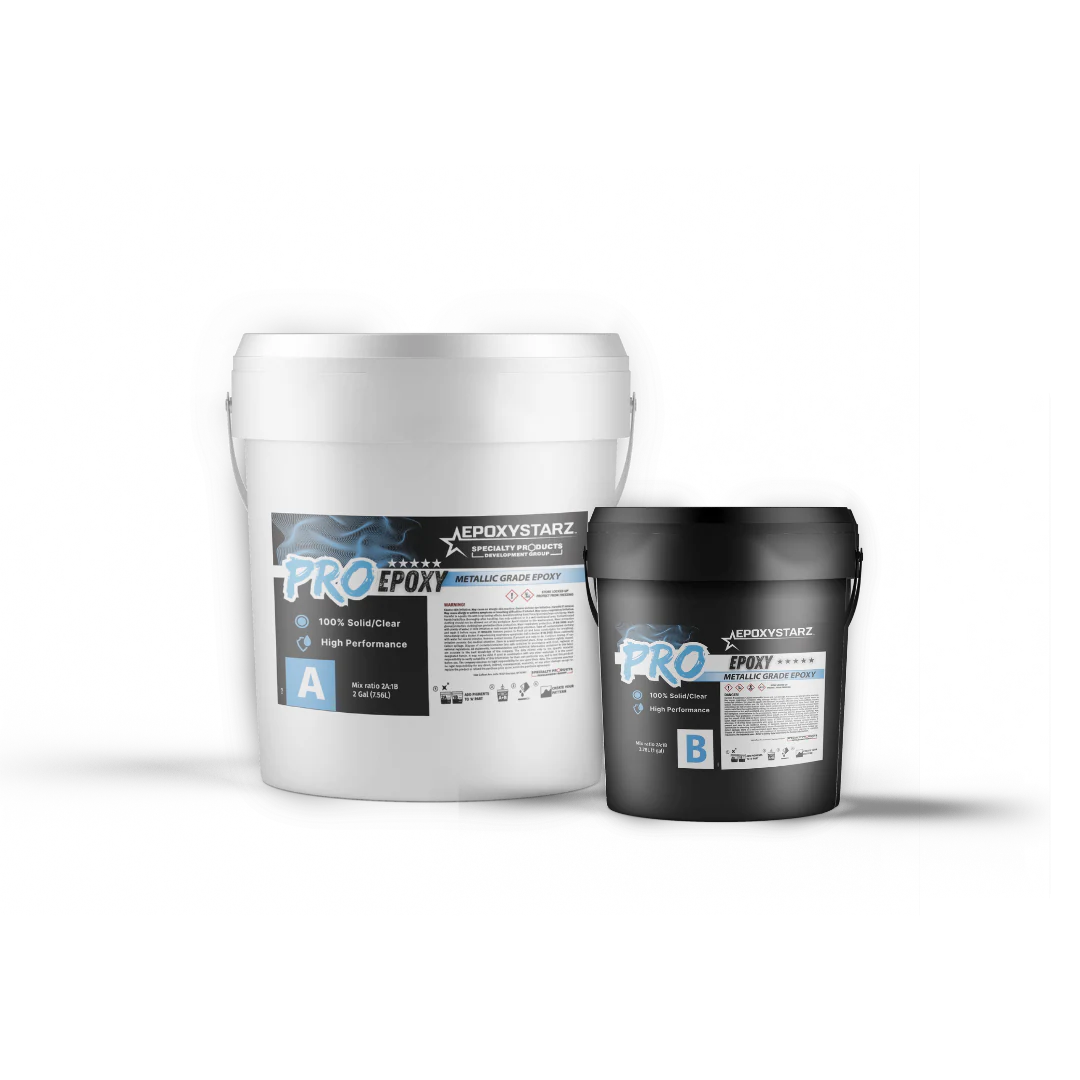 Pro Epoxy Premium 100% Solids Epoxy - The Ultimate Clear Coat for Metallic Systems