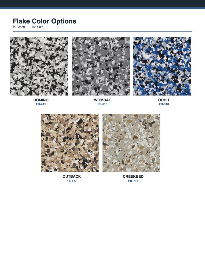 TORGINOL Decorative Flake – Premium Vinyl Flake Flooring Systems
