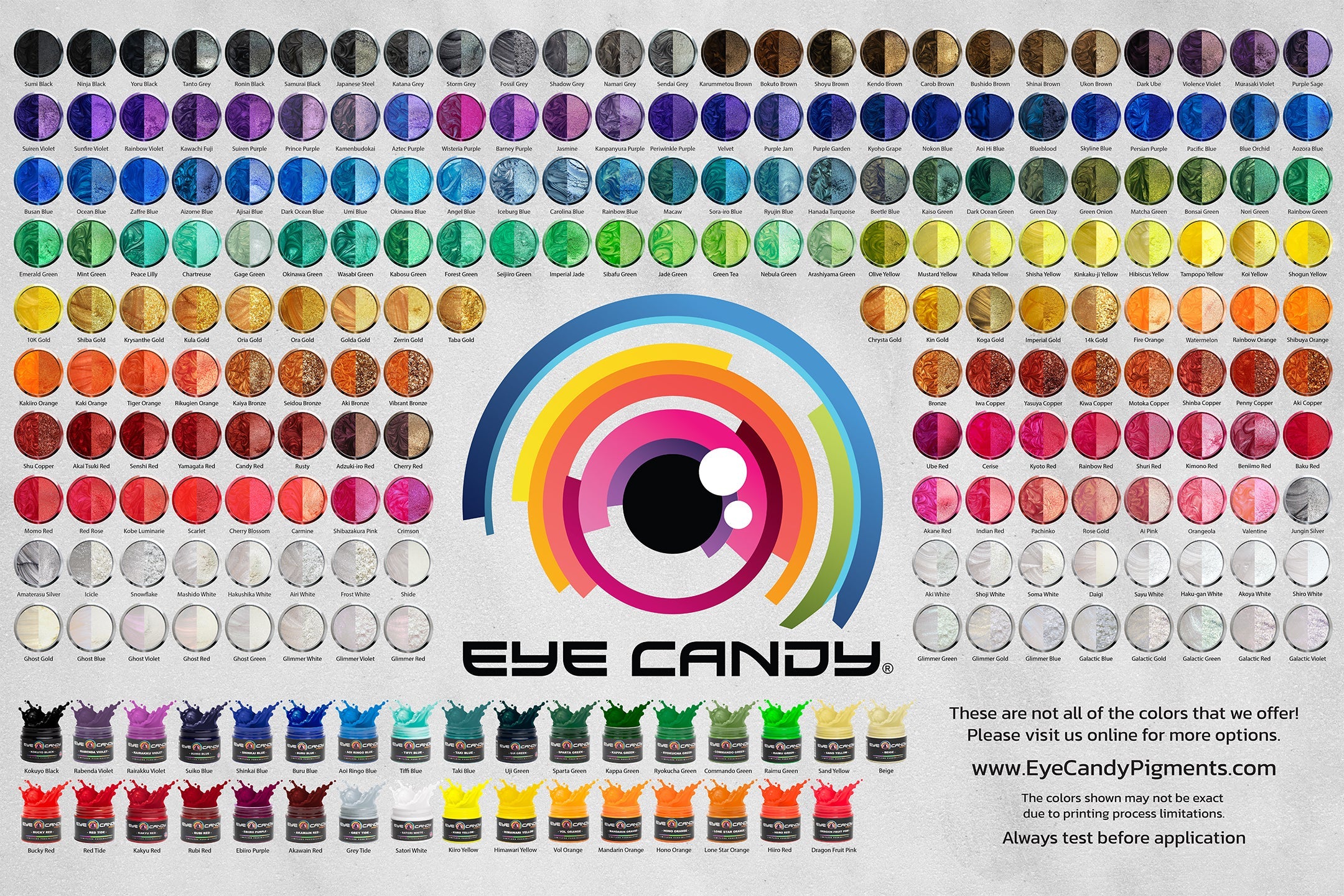 Eye Candy Mica Powder (50g) - Various Colors Available